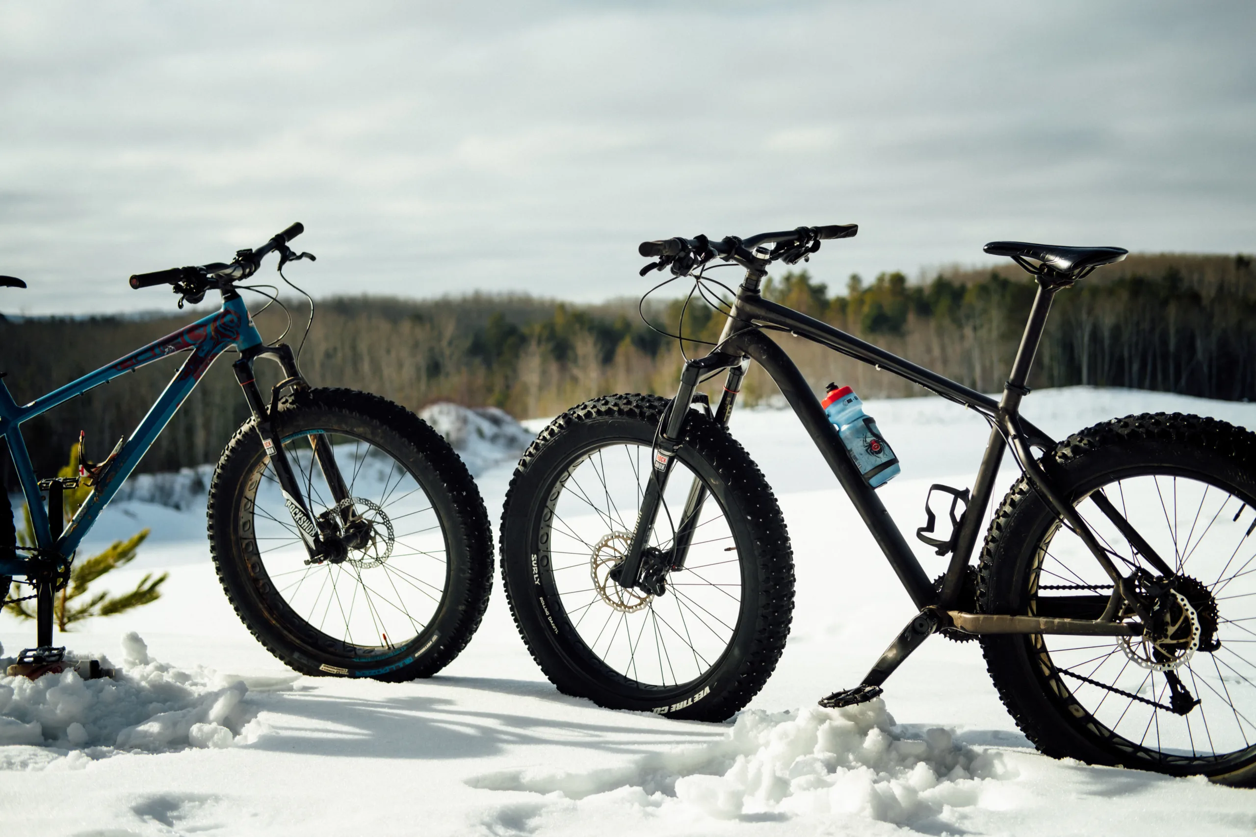 fat-bike nella neve